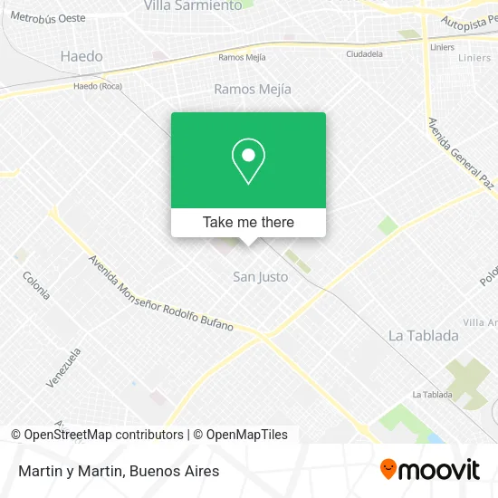 Mapa de Martin y Martin