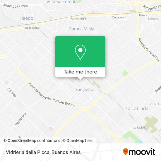Vidrieria della Picca map