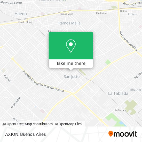Mapa de AXION