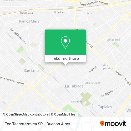 Tec Tecnotermica SRL map