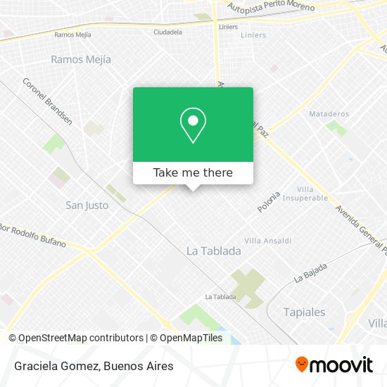 Graciela Gomez map