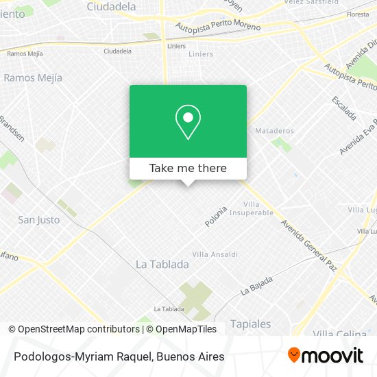 Podologos-Myriam Raquel map