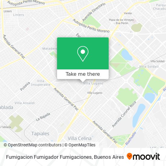 How to get to Fumigacion Fumigador Fumigaciones Distrito Federal by Colectivo, Subte or Train?