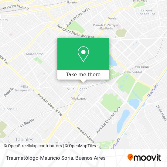 Traumatólogo-Mauricio Soria map