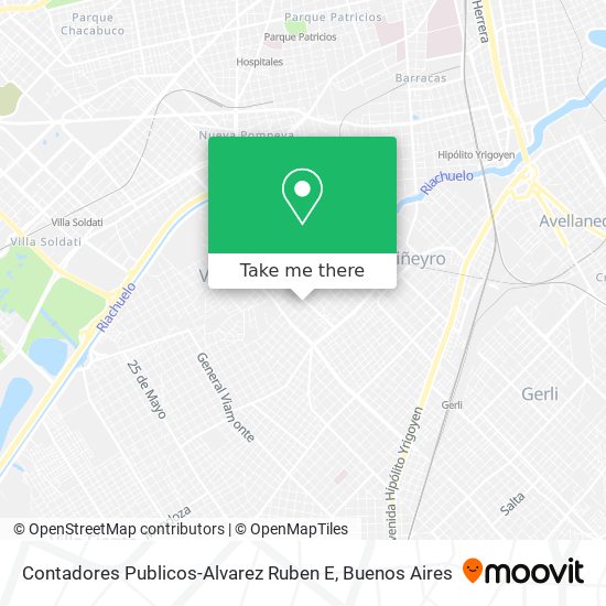 Contadores Publicos-Alvarez Ruben E map