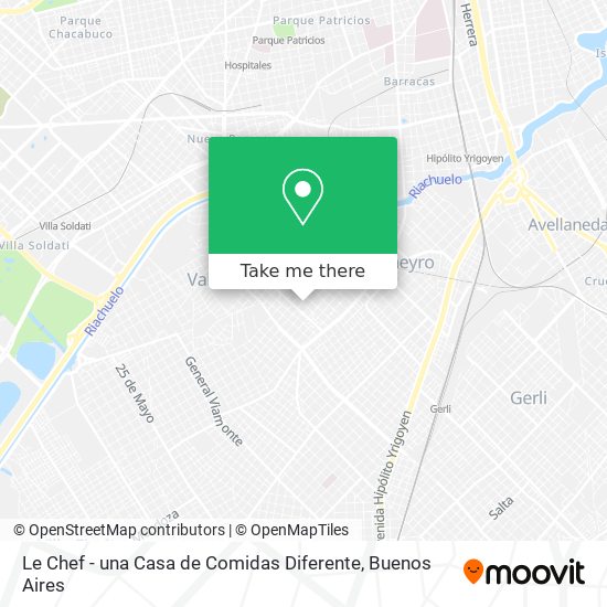 Mapa de Le Chef - una Casa de Comidas Diferente