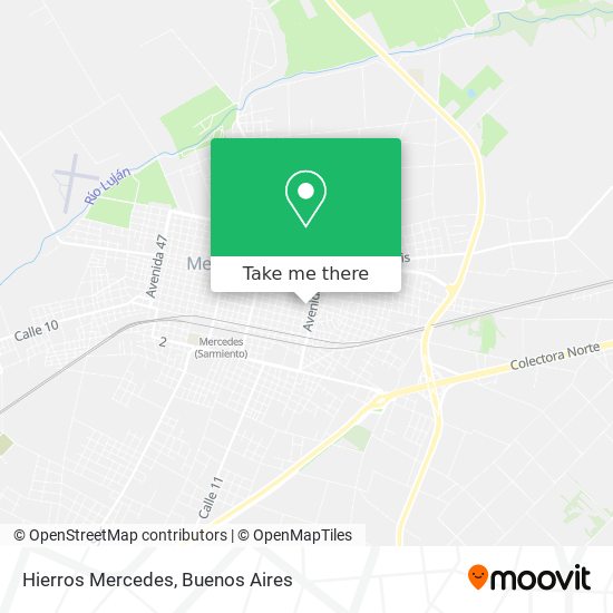 Mapa de Hierros Mercedes