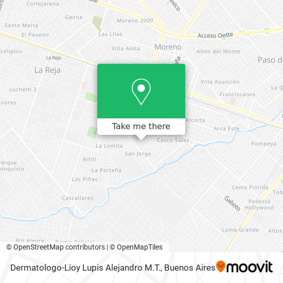 Dermatologo-Lioy Lupis Alejandro M.T. map