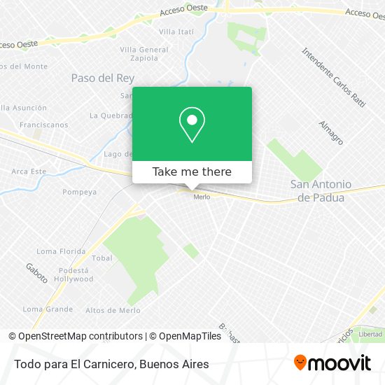 Todo para El Carnicero map