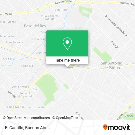 El Castillo map