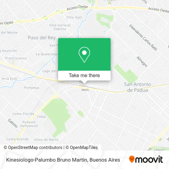 Kinesiologo-Palumbo Bruno Martin map