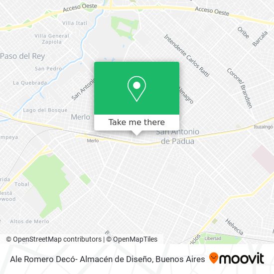 Ale Romero Decó- Almacén de Diseño map