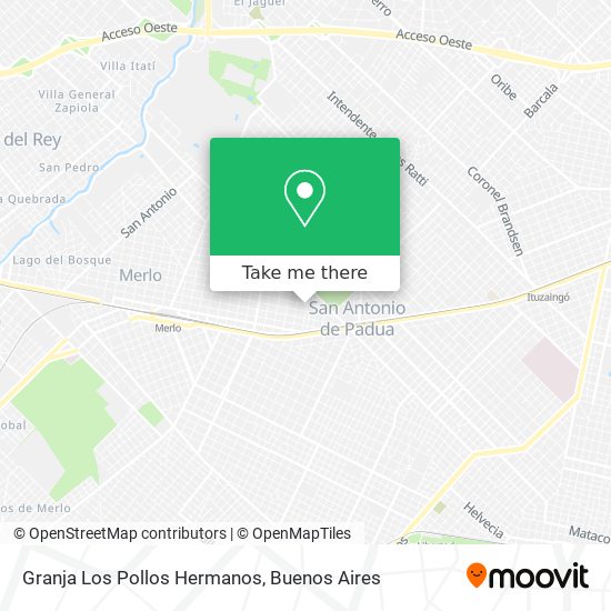 Granja Los Pollos Hermanos map