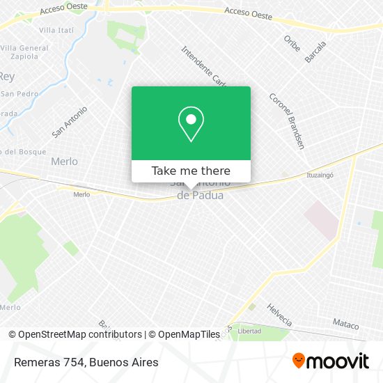 Remeras 754 map