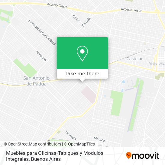 Muebles para Oficinas-Tabiques y Modulos Integrales map