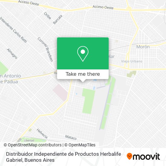 Mapa de Distribuidor Independiente de Productos Herbalife Gabriel