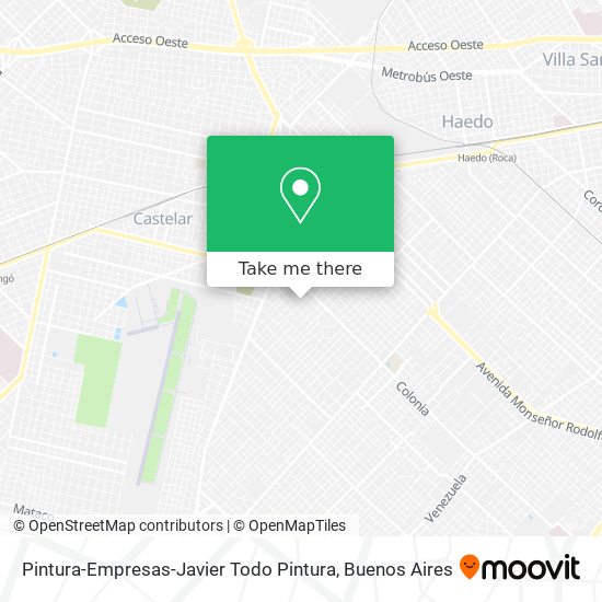 Mapa de Pintura-Empresas-Javier Todo Pintura