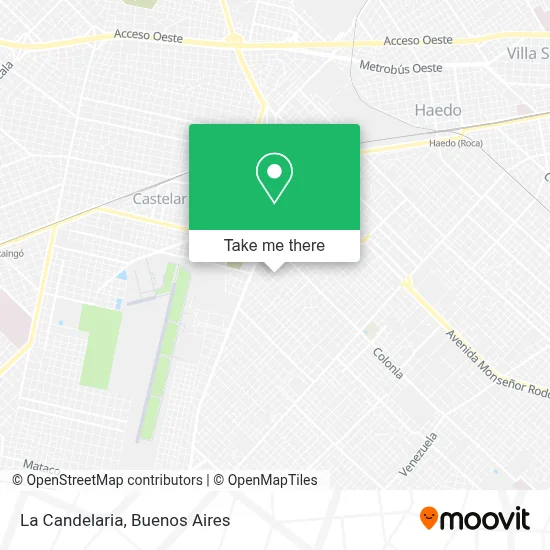 La Candelaria map
