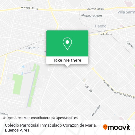 Colegio Parroquial Inmaculado Corazon de Maria map