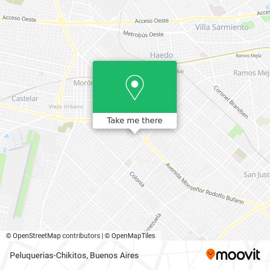 Peluquerias-Chikitos map