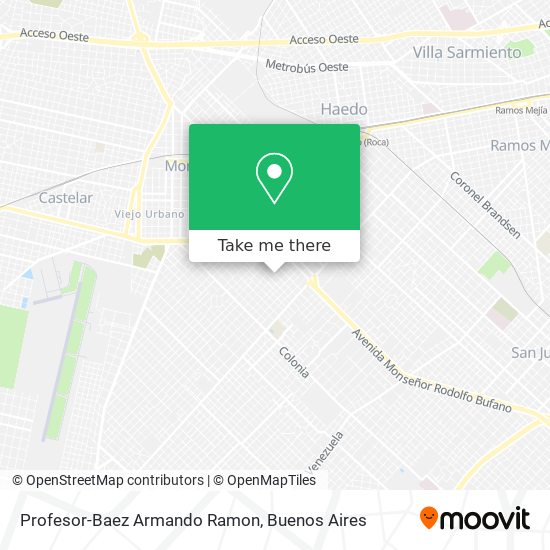 Profesor-Baez Armando Ramon map