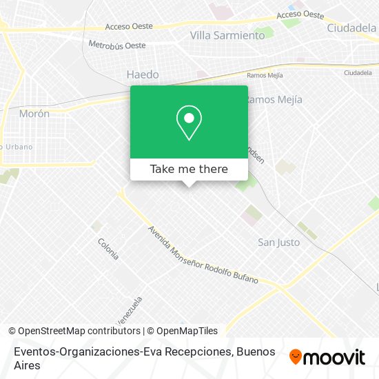 Eventos-Organizaciones-Eva Recepciones map