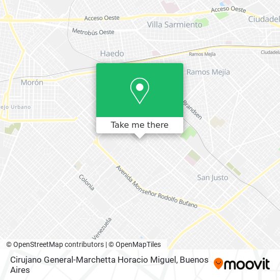 Mapa de Cirujano General-Marchetta Horacio Miguel
