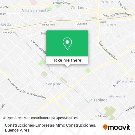 Construcciones-Empresas-Mmc Construcciones map