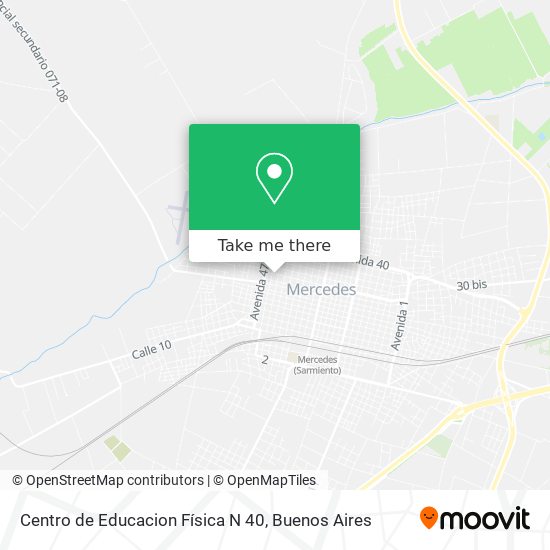 Centro de Educacion Física N 40 map