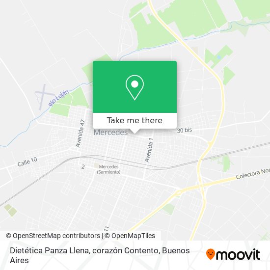 Dietética Panza Llena, corazón Contento map