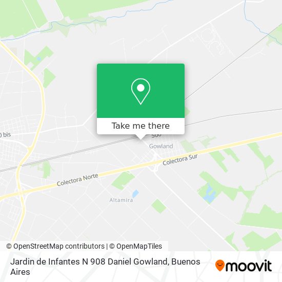 Jardin de Infantes N 908 Daniel Gowland map