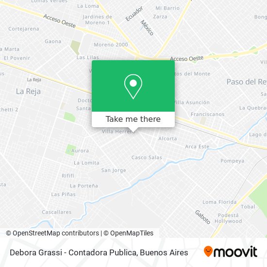 Debora Grassi - Contadora Publica map