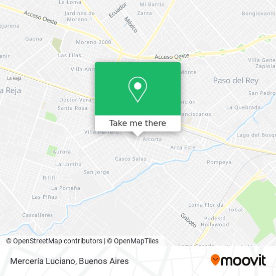 Mercería Luciano map