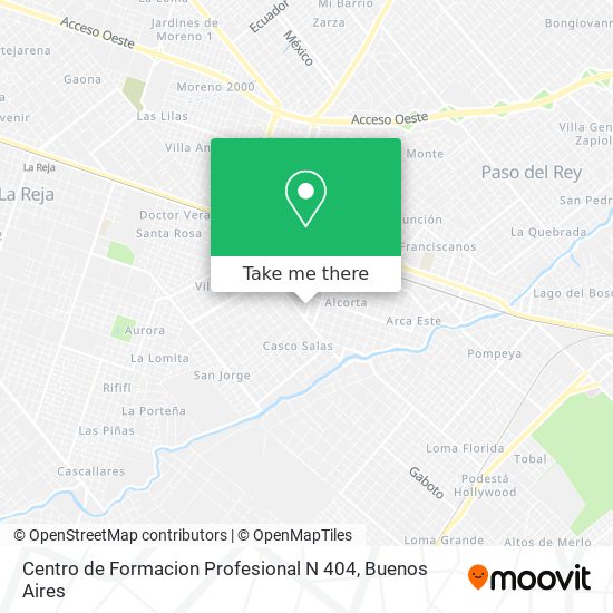 Centro de Formacion Profesional N 404 map