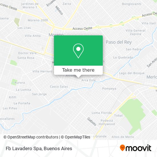 Mapa de Fb Lavadero Spa