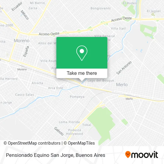 Pensionado Equino San Jorge map