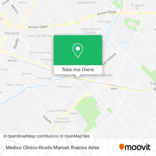 Medico Clinico-Rosilo Manuel map