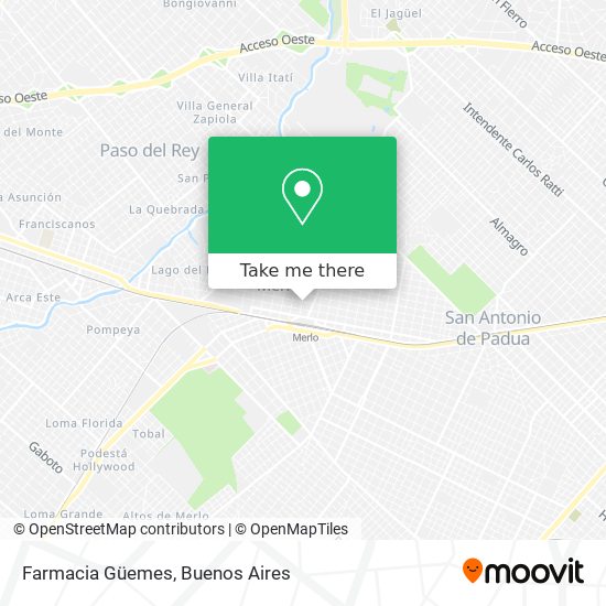 Farmacia Güemes map