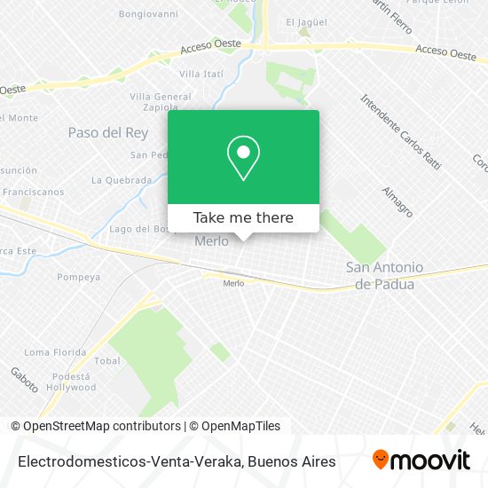 Electrodomesticos-Venta-Veraka map