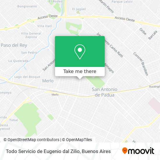 Todo Servicio de Eugenio dal Zilio map