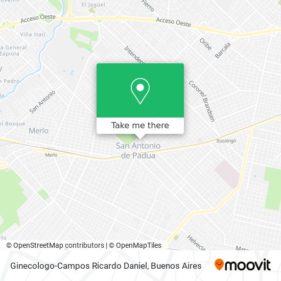 Mapa de Ginecologo-Campos Ricardo Daniel