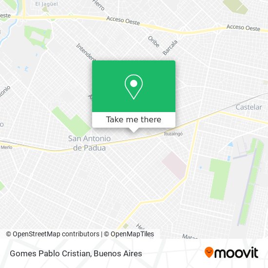 Gomes Pablo Cristian map