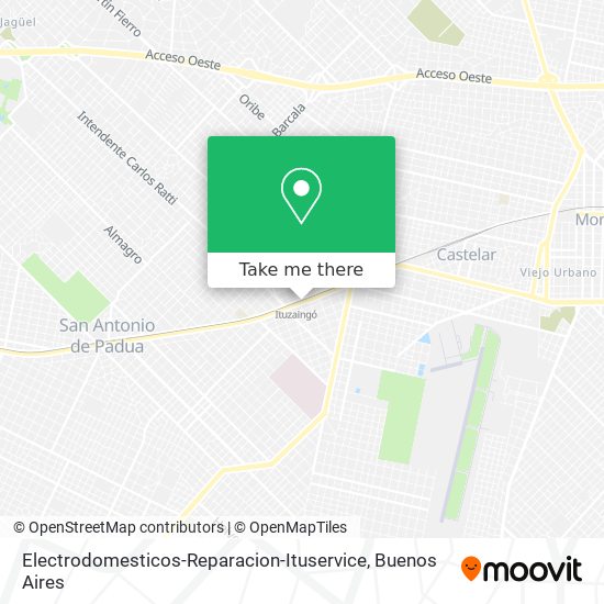 Mapa de Electrodomesticos-Reparacion-Ituservice