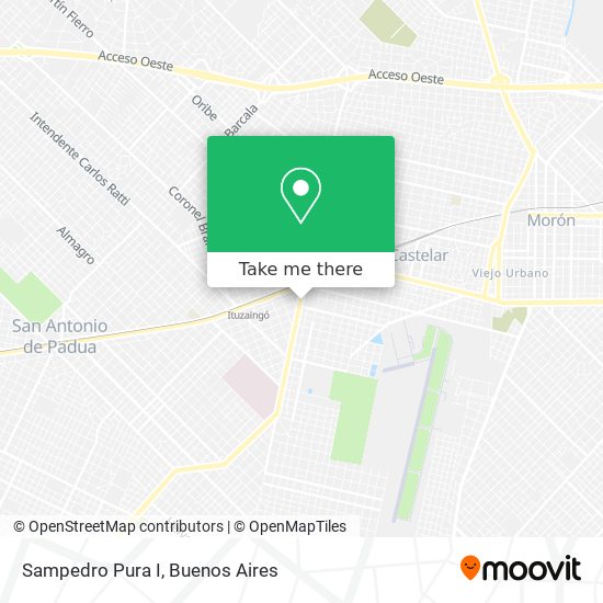 Sampedro Pura I map