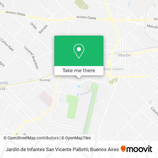 Mapa de Jardin de Infantes San Vicente Pallotti