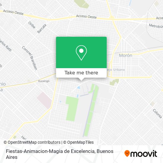 Mapa de Fiestas-Animacion-Magia de Excelencia