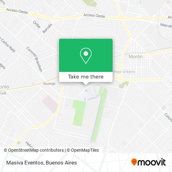 Masiva Eventos map