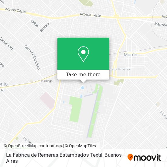 La Fabrica de Remeras Estampados Textil map