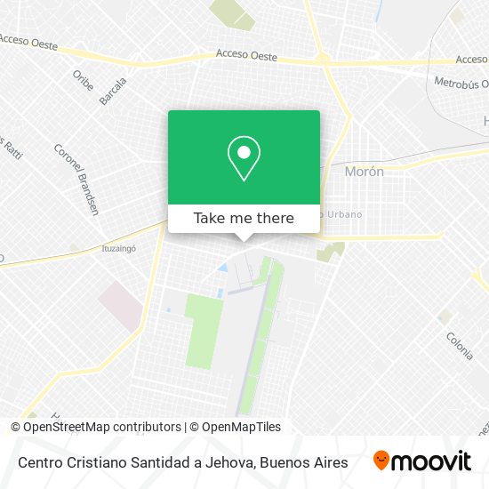 Mapa de Centro Cristiano Santidad a Jehova