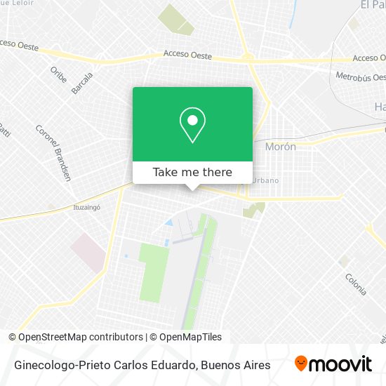 Mapa de Ginecologo-Prieto Carlos Eduardo